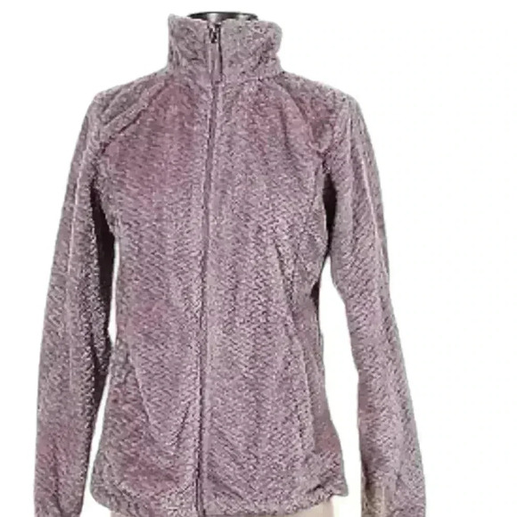 FREE2B Ladies Braided Butter Pile Jacket: Medium /Purple - Picture 1 of 7